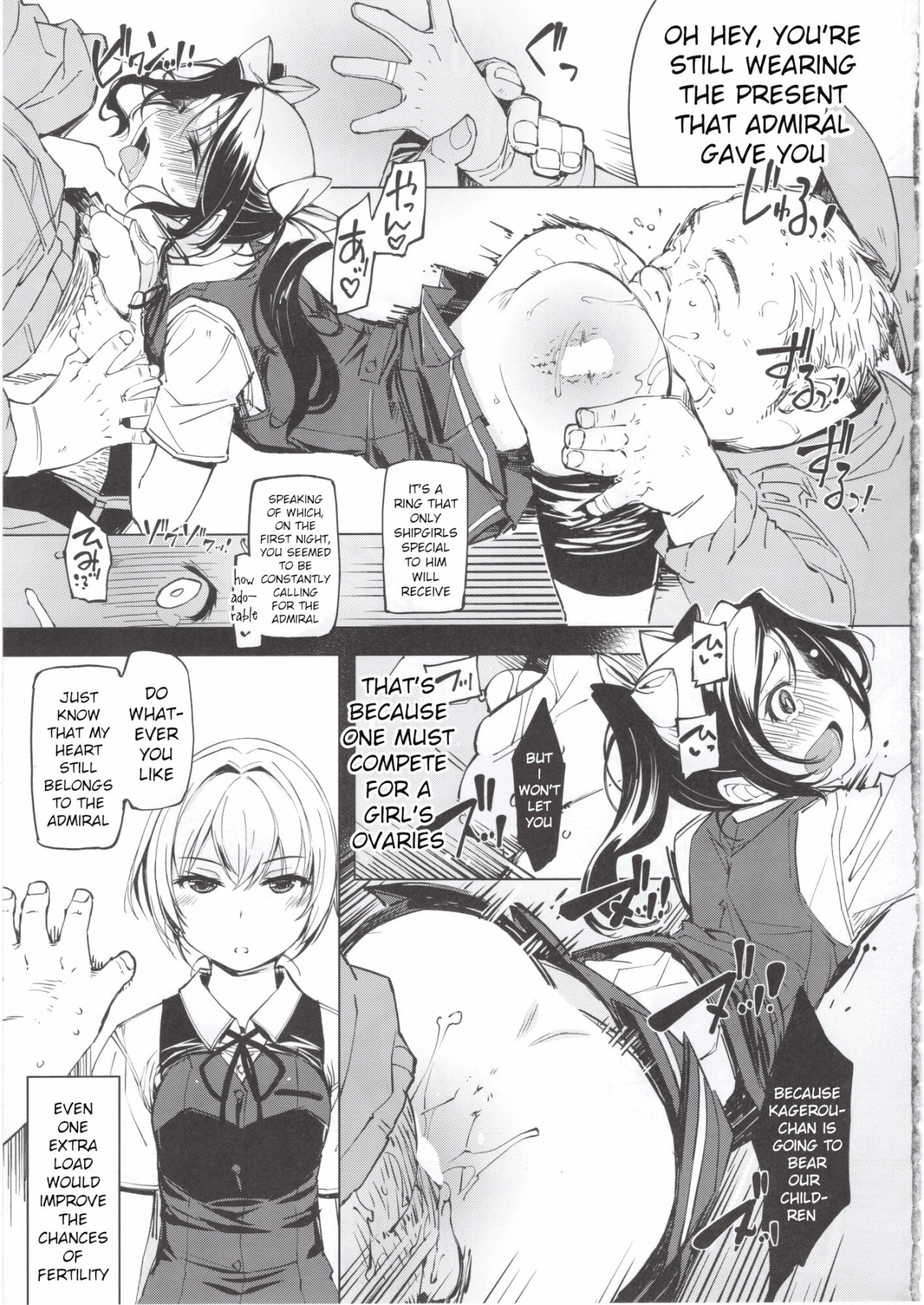 Hentai Manga Comic-Secretary Warship Kashima's Written Report-Read-8